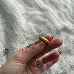 Elegant Gold dome Ring